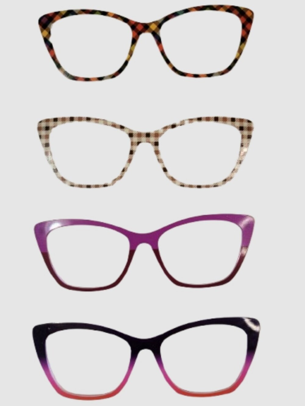 Pair Eyewear Brand Set Of 4 Wanda Style Magnetic Toppers Like New Condition